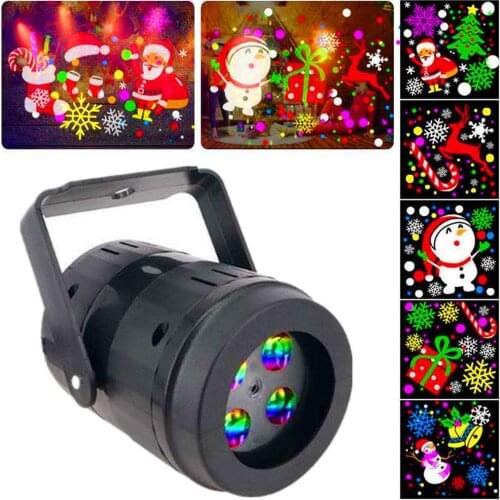 New Snowflake Laser Light Snowfall Projector 20 Pattern Move Snow Outdoor Garden Laser Snow Projection Lights Christmas Decor