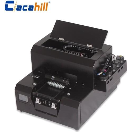 Multifunctional flatbed inkjet printer A4 size office home use for silicone/wood/metal/glass printing