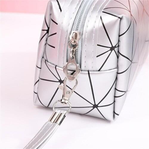 New Women Travel Cosmetic Bag Multifunction Geometric Makeup Bags Waterproof Portable Toiletries Organizer Make Up Cases