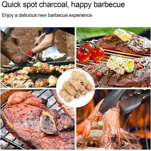 Newly Portable Outdoor Fire Starter Multipurpose Wooden Firestarter for Camping Hiking Barbecue Easy Operation