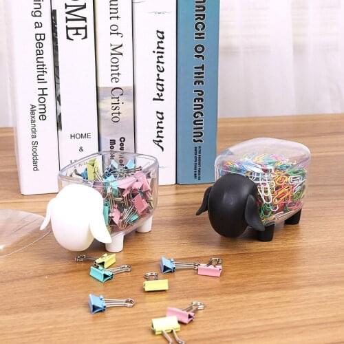 Creative Sheep Plastic Cotton Swab Box Toothpick Case Container Organizer Automatic Household Toothpick Dispenser Stick Holder