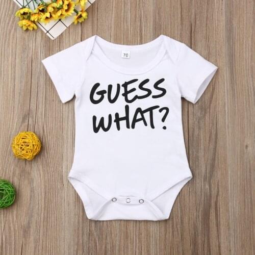 Pudcoco Newborn Baby Boy Clothes Cotton Letters Print Romper Playsuit Outfit Sunsuit Clothes Summer