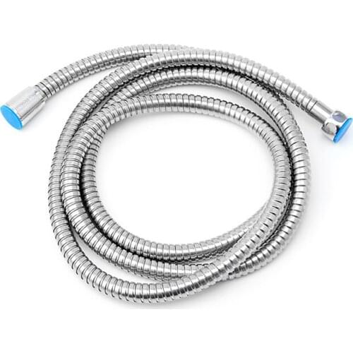 Bathroom Replacement Anti-twist Shower Hose 2m flexible Stainless Steel chrome shower head bathroom water hose
