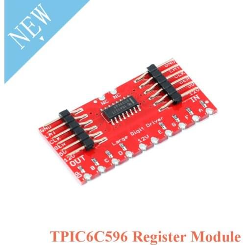 TPIC6C596 8-bit Shift Register 7-Segment Digital Tube Driver Register Module for Andrino Diy Electronic PCB Board Module