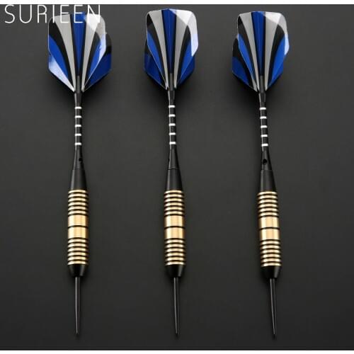 High Quality 1Set 26 grams Brass Steel Needle Tip Darts with Case Box Dardos Aluminum/ Plastic Dart Shafts Nice Dart Flights