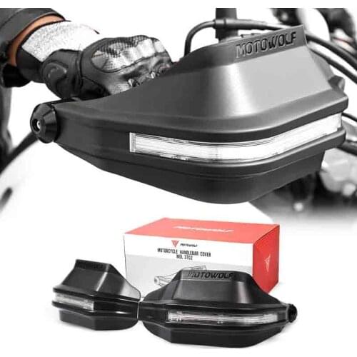 For YAMAHA YZF-R3 YS 250 YS120 NMAX155 Motorcycle Hand Guard Protector Shield Windproof Handlebar HandGuards Protection with LED