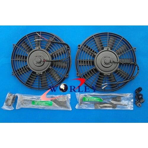 GPI 64mm 3 ROW ALUMINUM ALLOY RADIATOR +FAN FOR TRIUMPH TR2/TR3/TR3A/TR3B MT