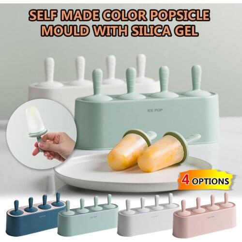 Ice Cream Summer Home Made Silicone Mold Box Ice Mold Popsicle Household Popsicle Pop