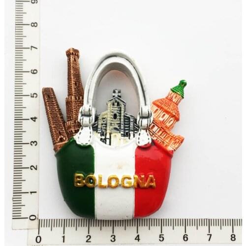Italian Tourist City)Fridge Magnet,Creative Travel Commemorate Crafts Ornaments Magnetism Resin Material Refrigerator Stickers