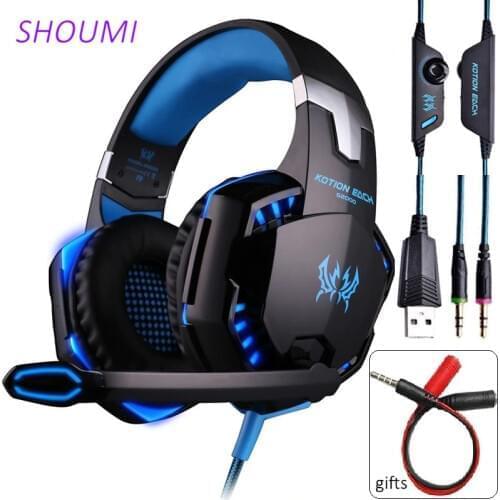 New Headset Over-Ear Wired Game Earphones Gaming Headphones Deep Bass Stereo Casque Xbox PC Laptop Gamer with Microphone For PS4