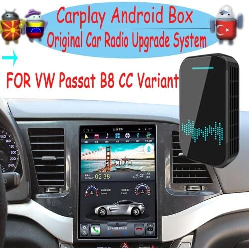 Upgrade Radio Carplay Android Auto Audio For VW Passat B8 CC Variant Apple Wireless AI Box Car Multimedia Player GPS Navi unit
