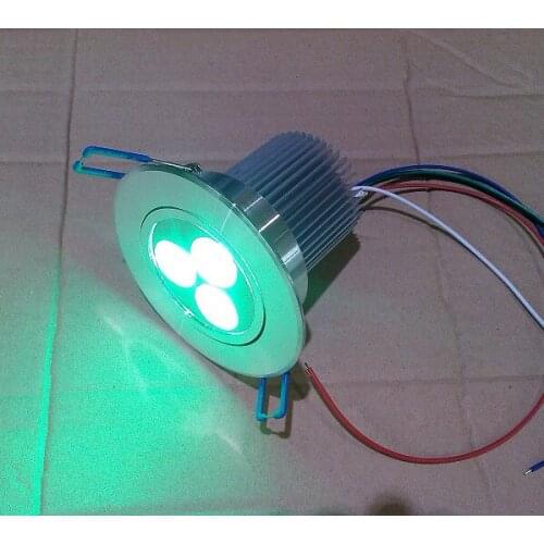 Free shipping to Sweden RGBW3X4W led ceiling light 15PCS/Lot with 4 dmx decoders and 4pcs IP65 60W power supply