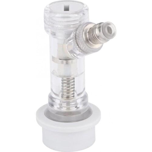 Transparent Ball Lock Keg Disconnect with Internal Check Valve Beer Keg Connector Accessories Beer