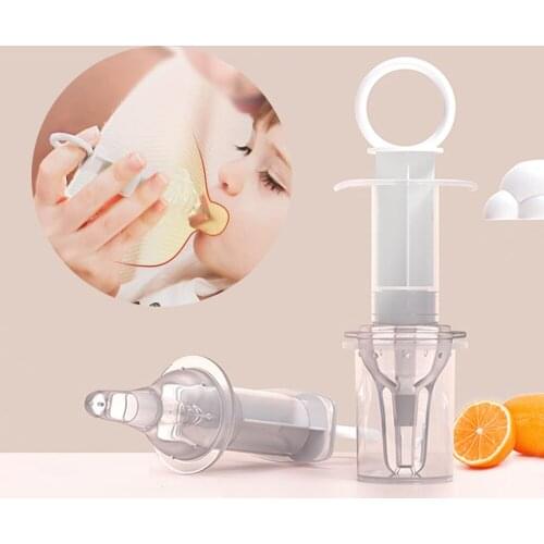 Baby Oral Feeding Syringe for Liquid Feeding Baby Oral Feeder with Pacifier Head Suitable for Infants Newborns Medcine Feeder