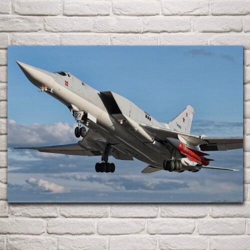 Tupolev tu 22 supersonic bomber blinder russian air force aircraft living room home wall art decorative fabric poster KP118
