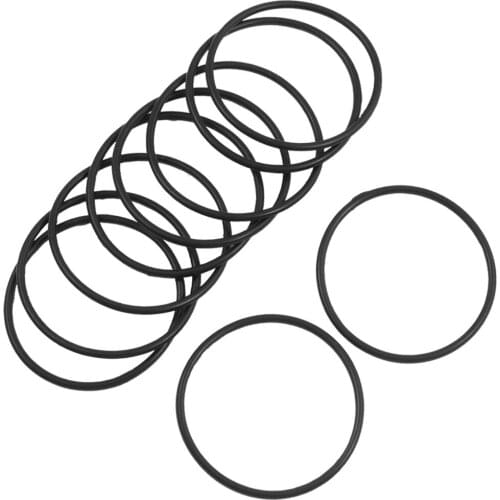Uxcell 10 Pcs 2Mm Flexible Filter Rubber O Ring Seal Black Id . | 35mm | 38mm | 42mm | 46mm | 48mm | 49mm | 51mm | 53mm | 56mm