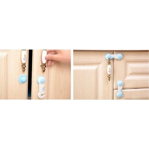 Child Protection Lock Snap-On 2 Pcs Cabinet Lock