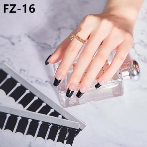 1sheet Nail Wrap Pure Color Glitter Nail Art Stickers Full Cover Tips 2020 New Arrival DIY Self-Adhesive Nagel Manicure