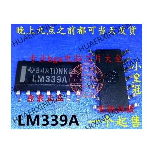1Pieces New Original LM339ADR LM339AD LM339A SOP-14 In Stock Real Picture