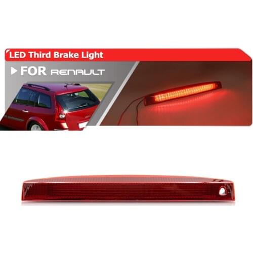 1x For Renault Megane MK2 Estate 2003-2008 Led High-Mount Third 3rd Brake Light Rear Tail Stop Lamp 8200175538