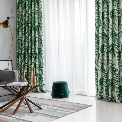 2021 New Modern Simple Double-sided Matte Printed Cloth Curtain Blackout Fabric Living Room Bedroom Curtain