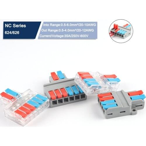 Quick Electrical Splitter SPL Wire Connector Universal Wiring Cable Terminal Block For Led Strip Push-in Conductor Conector