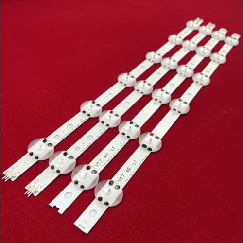8kits LED lamp for LG 49 "TV 6916L-2862A 6916L-2863A V17 49 R1 + L1 ART3 49UJ670V-ZD 49UJ6560 49UJ651V LC490DGG (FK) (MD)