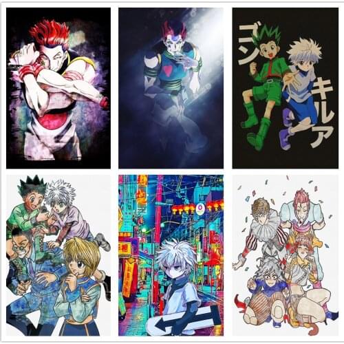 5D DIY Diamond Painting Anime Hunter X Hunter Full Square Round Drill Diamond Embroidery Cross Stitch Mosaic Set Wall Decor Gift