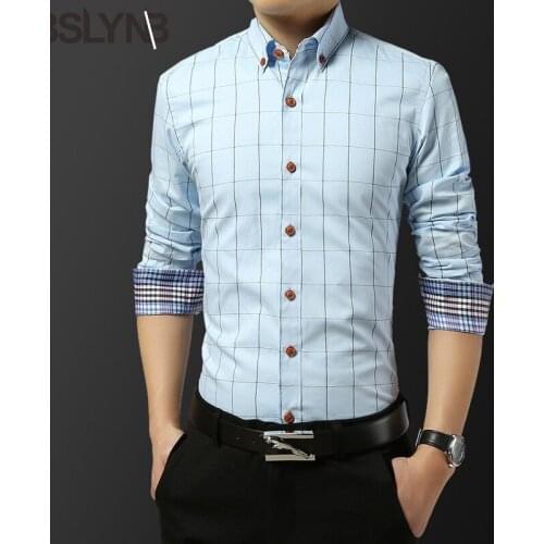 Мужские сорочки BSLYNB China At AliExpress