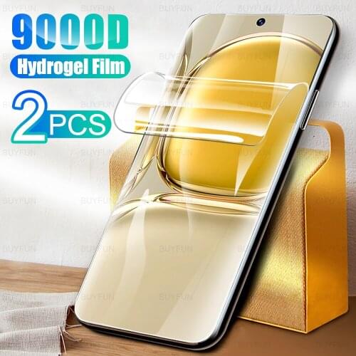 For Huawei P50 6.5inch 2pcs Full Cover Hydrogel Film for huawei hawei huewei p 50 p50 pro Anti-fingerprint protection front film