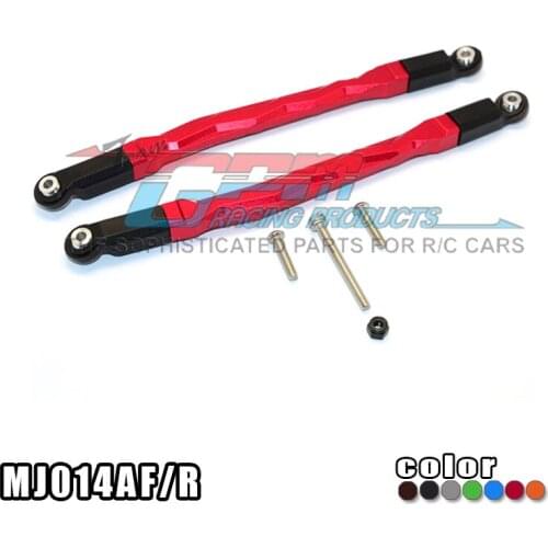 GPM ALUMINIUM FRONT/REAR UPPER CHASSIS LINK PARTS For AXIAL SMT10 GRAVE DIGGER AX90055 RC Upgrade