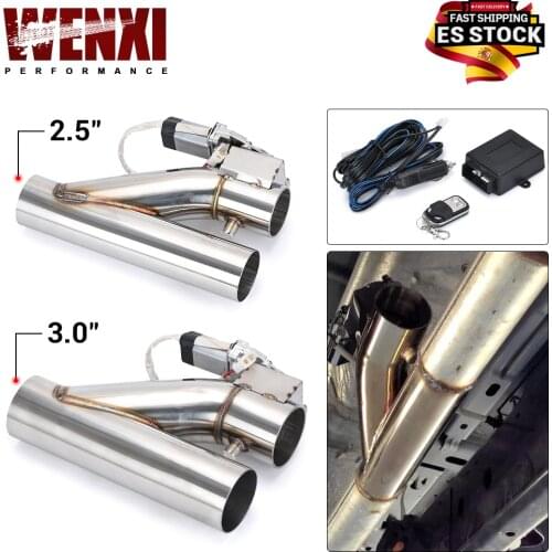 2.5" / 3" Stainless Steel Headers Y Pipe Electric Exhaust CutOut Cut Out Kit For 2.5inch or 3inch Exhaust Pipe WX- CT93