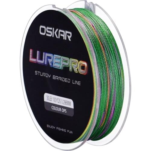100m 4 Strands Braided PE Fishing Line 10-36LB Multifilament Smooth Fishing Line Pesca Accesorios Mar Distant Throwing Line