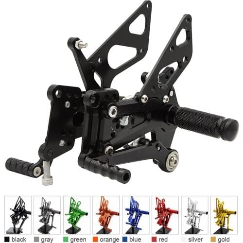 Motorcycle Adjustable Rearsets Foot Pegs Footrest for BMW S1000RR 2009-2014, S1000RR/HP4 2009-2014 2010 2011 2012 2013