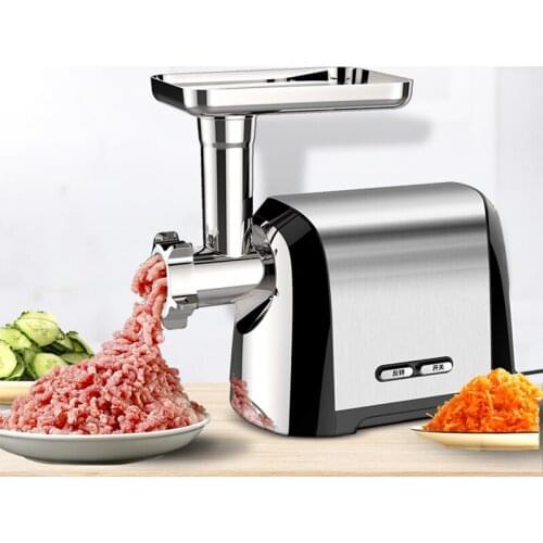 500W electric meat grinder household multifunctional stainless steel minced meat filling machine automatic sausage small