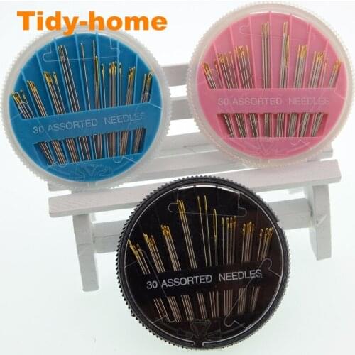 Wholesale 25Set/lot Good Quality Golden Tail Hand Sewing Needles 30pcs Assorted Needle Set