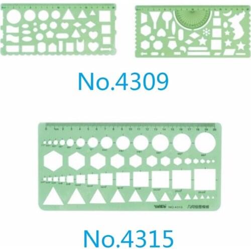 Student Drawing Template Set Math Geometric Designs Letter Number Designs No.4309/4315