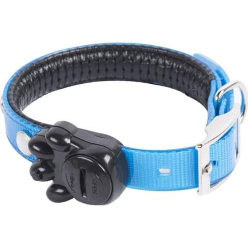 20PCS / LOT Pet TPU Luminous Collar Gem Led Dog Collar Small Medium Sized Dog Teddy Flash Collar