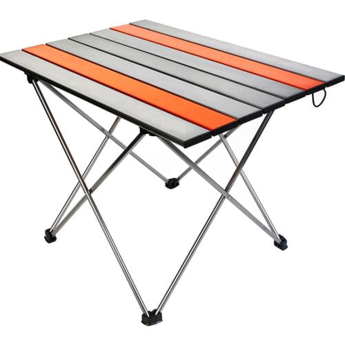 S M L Size Portable Folding Table light Aluminum Alloy Foldable Table For Camping Picnic Fishing Beach Vacation