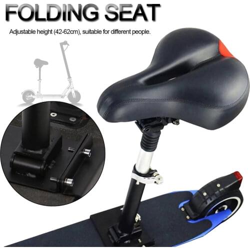 Electric Scooter Saddle Foldable Height Adjustable Shock-Absorbing Seat Chair For Xiaomi M365 Electric Scooter Accessories