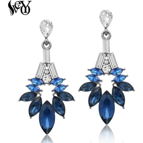 VEYO Crystal Earrings For Woman Drop Earrings Trendy High Quality Pendientes Brincos