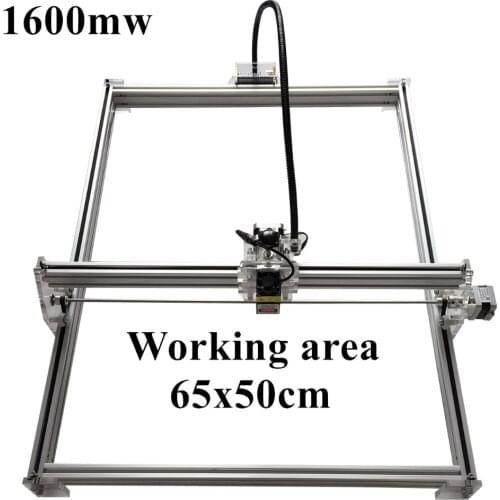 1600mW Mini desktop DIY Laser engraving engraver cutting machine Laser Etcher CNC print image of 50 X 65 cm Laser Engraver