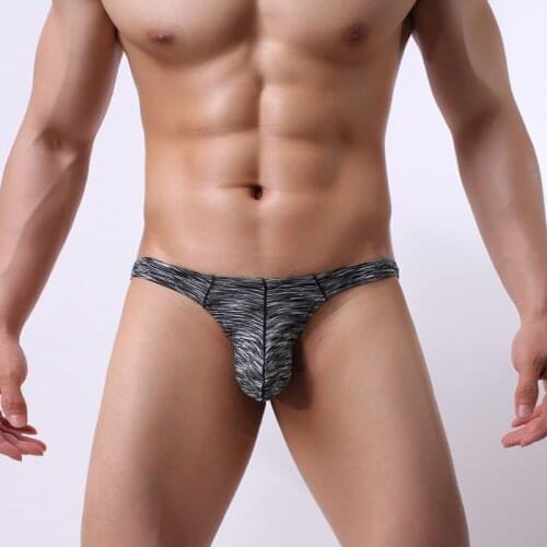 Mens Sexy Print Underwear Men Thong Cueca Jockstrap Gay Underwear Penis Pouch Panties Soft Mens Thongs And G Strings