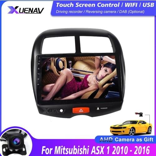 Vertical Screen Multimedia Player for Mitsubishi ASX 1 Car 2010 - 2016 Car Radio Autoradio Video Player Navi GPS Android 10 Dvd