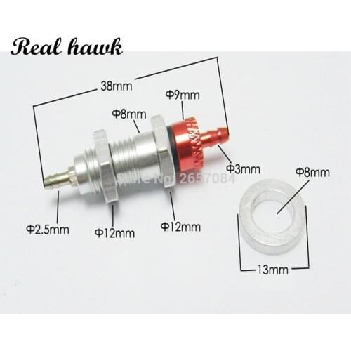 1 pcs Aluminum alloy One Way Fill Valve FOR Remote control aircraft model parts