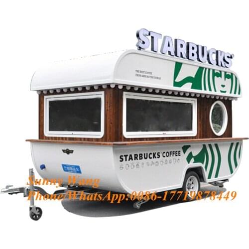 5.35m New Arrival Outdoor Mobile Food Trailer/ Street Mobile Food Cart/ China Factory Mobile Food Truck For Sale