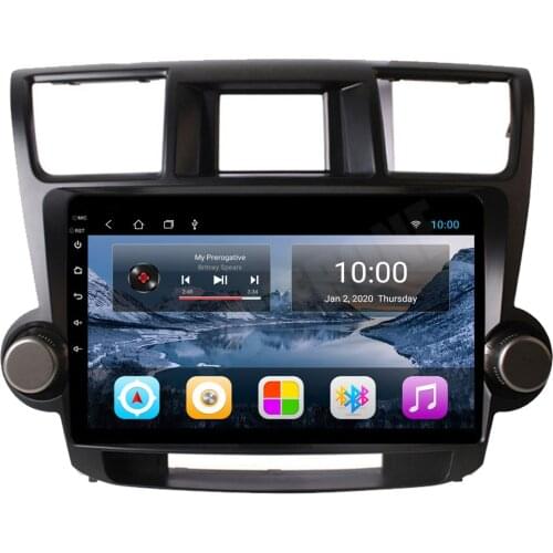 For Toyota Highlander Kluger 2009 - 2013 Android 10 Autoradio Car Radio Stereo GPS Navigation Multimedia Player