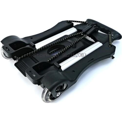 Mute Four-wheel Trolley, Portable Shopping Cart, Grocery Shopping Cart, Luggage Cart, Shopping Cart, Student Pull School Bag Car