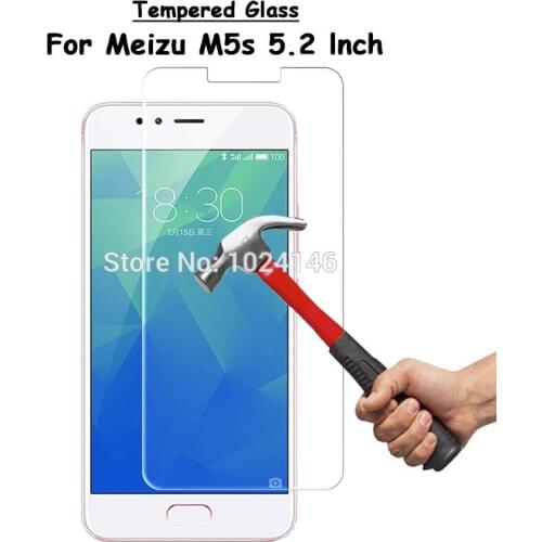 For Meizu M5s / Charm Blue 5s 5.2" Clear Tempered Glass Screen Protector Ultra Thin Explosion-proof Protective Film + Clean Kit