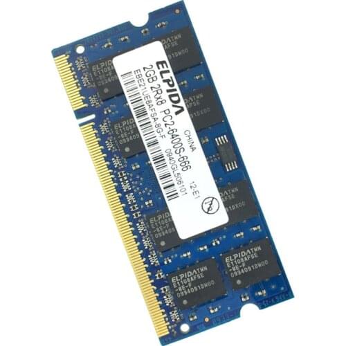ELPIDA 2GB DDR2 PC2-6400S 800MHz PC2-5300S 667MHZ 200PIN 1.8V SO-DIMM RAM Laptop Memory